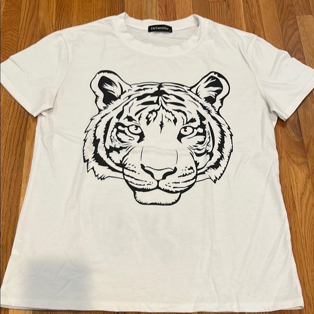 White Tiger Graphic Tee by